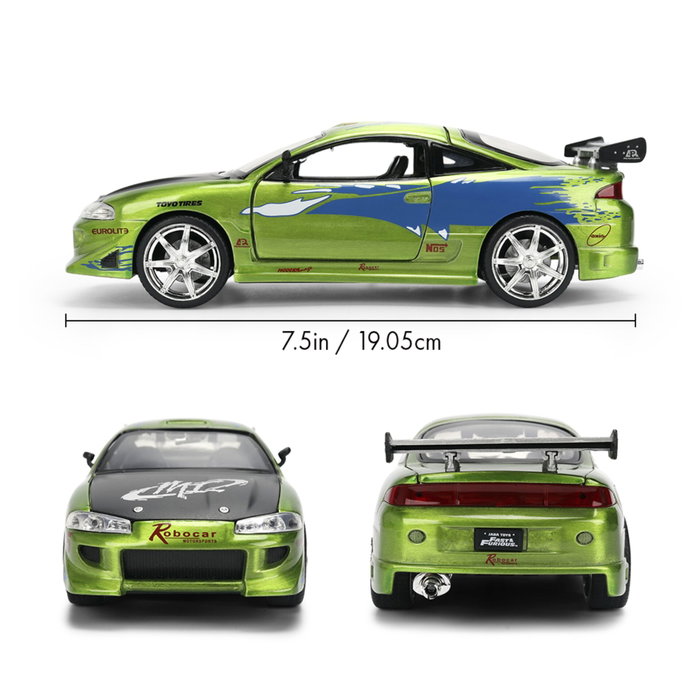 Jada Mitsubishi Eclipse 1995 Fast & Furious Escala 1:24