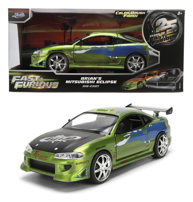 JADA TOYS Mitsubishi Eclipse 1995 Fast & Furious Escala 1:24