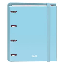 Carpebloc Dohe Serenity A4 4 Anillas Mixtas 35 Mm Con Recambio 100Hj. 90Gr. Cuadric.5X5 Azul
