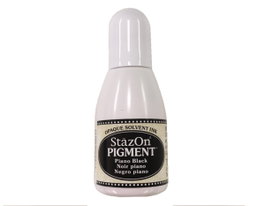 Tsukineko Tinta STAZON PIGMENT Negro Piano 15ml