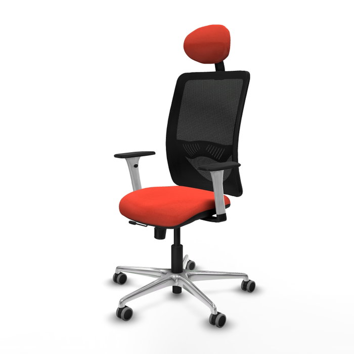 PIQUERAS Y CRESPO Silla de oficina Zulema Naranja oscuro y Negro PIQUERAS Y CRESPO Silla de oficina Zulema Naranja oscuro y Negro