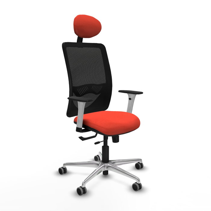 PIQUERAS Y CRESPO Silla de oficina Zulema Naranja oscuro y Negro PIQUERAS Y CRESPO Silla de oficina Zulema Naranja oscuro y Negro