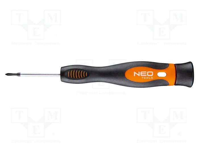 NEO TOOLS Destornillador de precisión Phillips PH00 50mm acero S2 NEO TOOLS Destornillador de precisión Phillips PH00 50mm acero S2
