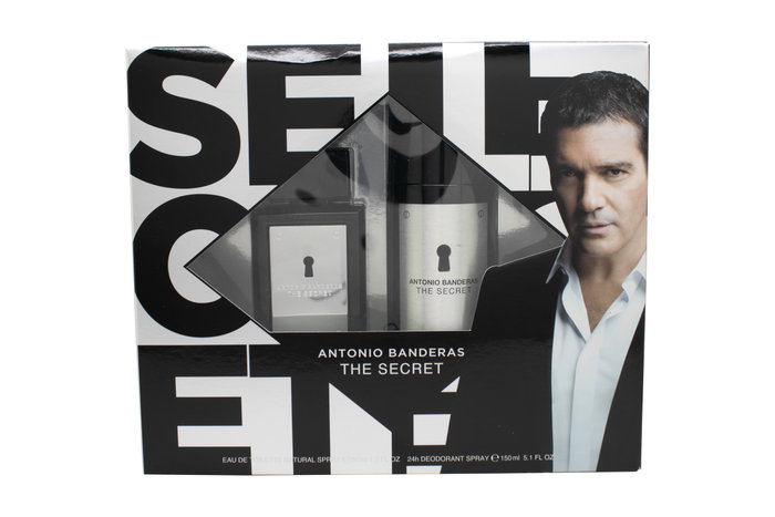 Antonio Banderas The Secret Gift Set 50ml EDT + 150ml Deodorant Spray Antonio Banderas The Secret Gift Set 50ml EDT + 150ml Deodorant Spray