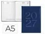 Liderpapel Agenda de oficina 2027 día por página A5 azul