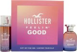 Hollister Feelin' Good For Her Gift Set 50ml EDP + 125ml Body Mist