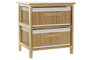 DKD Home Decor Cajonera Bambú y Paulownia Natural 2 Cajones 32 x 45 x 42 cm