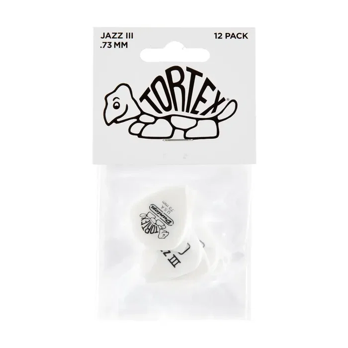 Dunlop Tortex White Jazz III 0,73 mm (pack de 12)