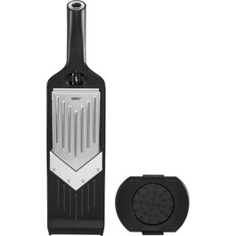 Gefu VIOLI Cortador de Verduras en V con Hoja de Acero Japonés tránh un corte limpio con cinco grosores de rebanado de 1 a 5 mm. SKU: B1HAL35QV6