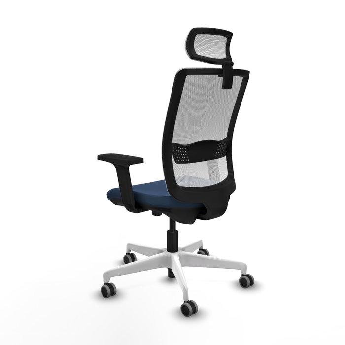 PIQUERAS Y CRESPO Silla de oficina Haches Azul marino y Blanco PIQUERAS Y CRESPO Silla de oficina Haches Azul marino y Blanco