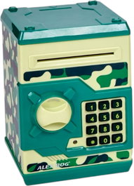 ROYMART Caja Fuerte Electrónica Camuflaje Verde