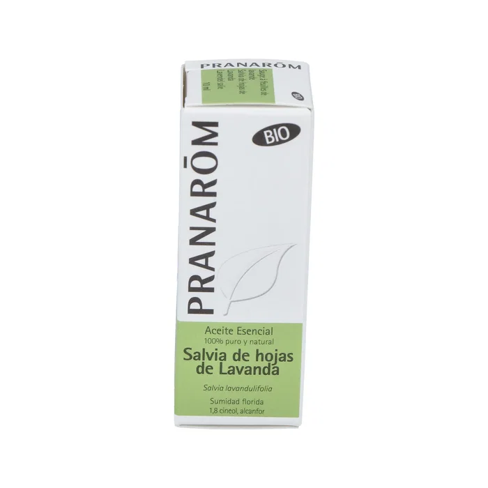 PRANAROM Aceite esencial Salvia hojas de Lavanda BIO 10ml PRANAROM Aceite esencial Salvia hojas de Lavanda BIO 10ml