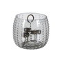 Ixia Portavelas Gris Cristal Decoración 18 x 18 x 16 cm