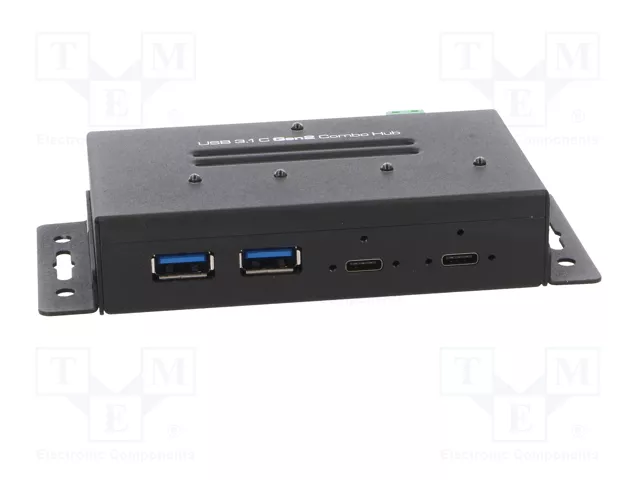 LOGILINK Hub USB Industrial USB 3.1 Gen 2 de 4 Puertos 10Gbps LOGILINK Hub USB Industrial USB 3.1 Gen 2 de 4 Puertos 10Gbps