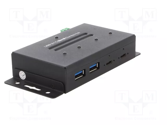 LOGILINK Hub USB Industrial USB 3.1 Gen 2 de 4 Puertos 10Gbps LOGILINK Hub USB Industrial USB 3.1 Gen 2 de 4 Puertos 10Gbps