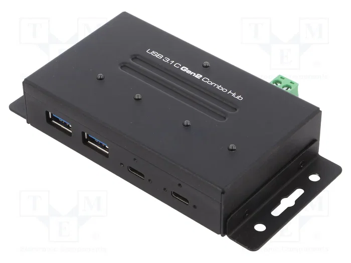 LOGILINK Hub USB Industrial USB 3.1 Gen 2 de 4 Puertos 10Gbps LOGILINK Hub USB Industrial USB 3.1 Gen 2 de 4 Puertos 10Gbps