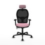 PIQUERAS Y CRESPO Silla de oficina Jorquera Rosa con mecanismo Sincro/Traslack