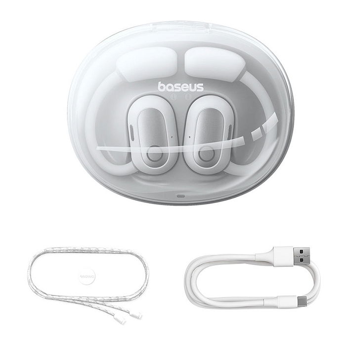 Baseus Eli Sport 1 Open-Ear Auriculares Inalámbricos True Wireless Bluetooth Blancos