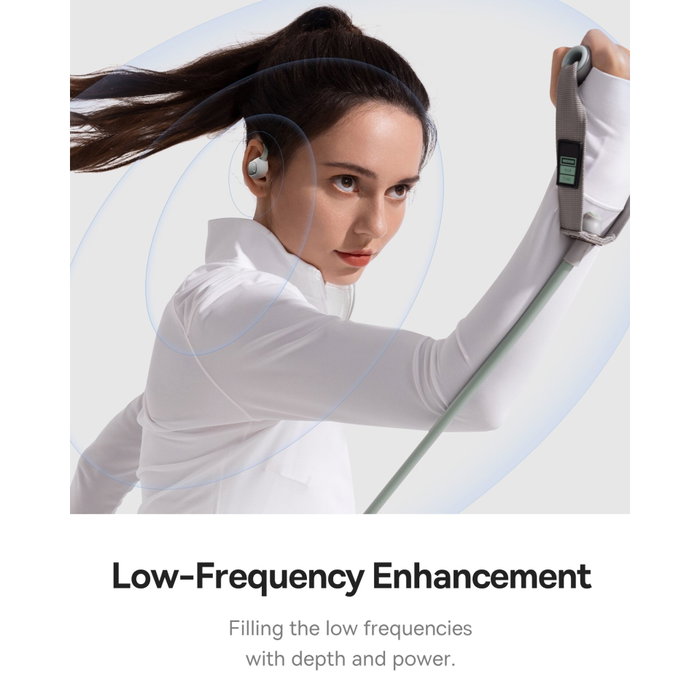 Baseus Eli Sport 1 Auriculares TWS Open-Ear Blanco