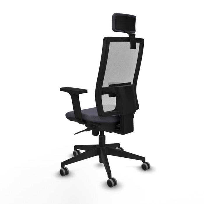 PIQUERAS Y CRESPO Silla de oficina Horna Gris oscuro y Blanco PIQUERAS Y CRESPO Silla de oficina Horna Gris oscuro y Blanco
