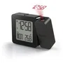 RELOJ DESPERTADOR OREGON RM-338-P NEGRO - PROYECTA LA HORA - TEMPERATURA INTERIOR - ALARMA DUAL - ALIMENTACIÓN 2*AAA