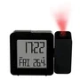 RELOJ DESPERTADOR OREGON RM-338-P NEGRO - PROYECTA LA HORA - TEMPERATURA INTERIOR - ALARMA DUAL - ALIMENTACIÓN 2*AAA