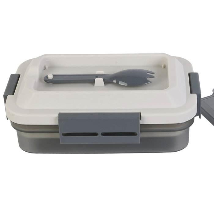 Cook Concept Fiambrera Con Compartimentos Y Tenedor 1.2L Rectangular Apta Microondas