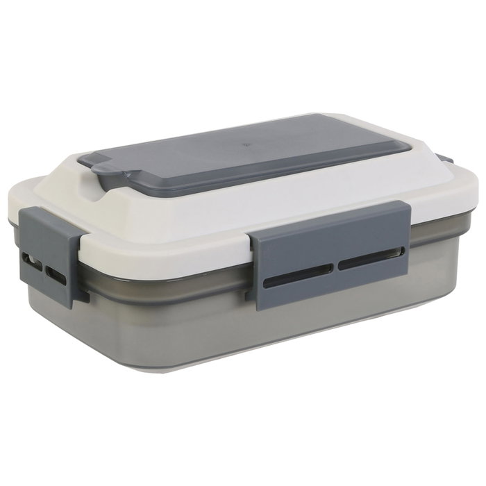 Cook Concept Fiambrera Con Compartimentos Y Tenedor 1.2L Rectangular Apta Microondas