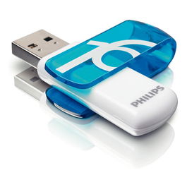 Philips Unidad Flash USB 2.0 16GB Vivid Edition Ocean Blue FM16FD05B/00