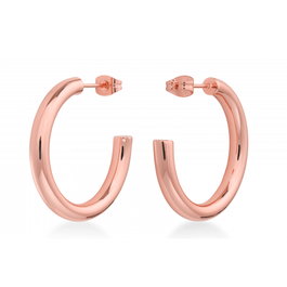 Rosefield Iggy Classic Hoop Small Rosegold Chapado en Oro