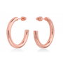 Rosefield Iggy Classic Hoop Small Rosegold Chapado en Oro
