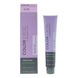 Color Excel, Tinte de cabello semipermanente, 6.65 Dark Red Mahogany Blonde, 70 ml