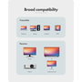 Icy IB-WL101 Transmisor inalámbrico USB-C a HDMI con Power Delivery de 100 W