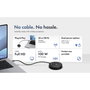 Icy IB-WL101 Transmisor inalámbrico USB-C a HDMI con Power Delivery de 100 W