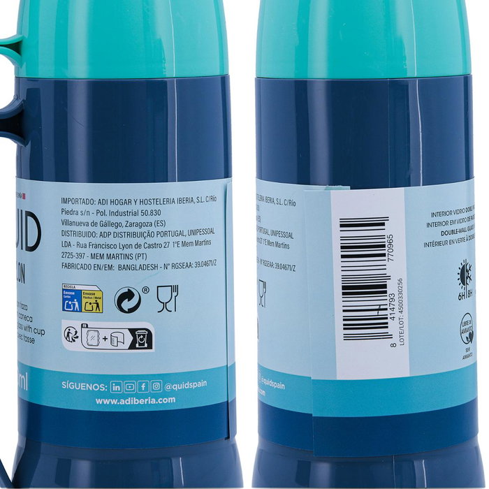 Termo Ampolla Vidrio Ciclon Quid 0,5 L Termo Ampolla Vidrio Ciclon Quid 0,5 L