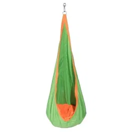 Trigano Cocoon Hanging Canvas para pórtico, Verde y Naranja, 70x70x140 cm