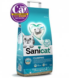 Sanicat Clumping Aglomerante Arena Gato Jabón de Marsella 10lt