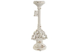 DKD Home Decor Portavelas de Resina Blanco 18x18x50 cm