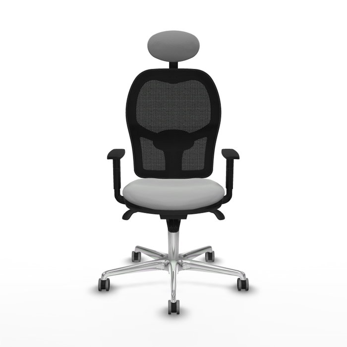 PIQUERAS Y CRESPO Silla de oficina Jorquera Gris claro y Negro PIQUERAS Y CRESPO Silla de oficina Jorquera Gris claro y Negro