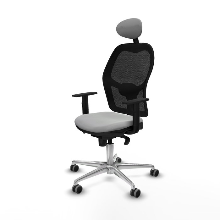 PIQUERAS Y CRESPO Silla de oficina Jorquera Gris claro y Negro PIQUERAS Y CRESPO Silla de oficina Jorquera Gris claro y Negro