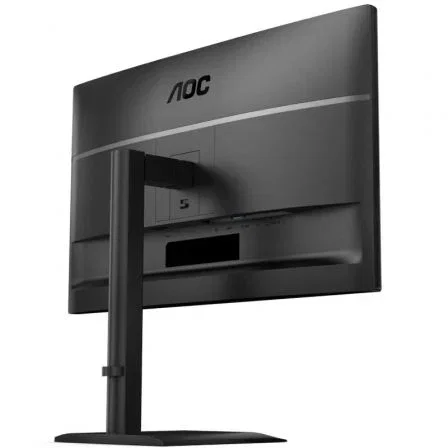 AOC 27E4U - Monitor Profesional 27 Pulgadas Full HD IPS 120Hz, Panel Antirreflejos, Altura Ajustable 150 mm, Hub USB 3.2, Altavoces Integrados, Negro