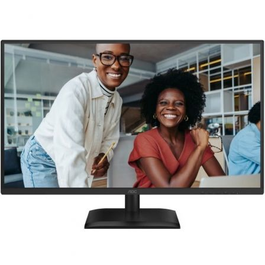 AOC 27E4U - Monitor Profesional 27 Pulgadas Full HD IPS 120Hz, Panel Antirreflejos, Altura Ajustable 150 mm, Hub USB 3.2, Altavoces Integrados, Negro