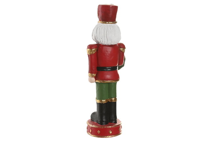 DKD Home Decor Figura Navidad Tradicional Cascanueces Multicolor Magnesia 13 x 48 x 14 cm (3 Unidades)