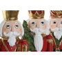 DKD Home Decor Figura de Cascanueces de Magnesia, Surtido de 3 Unidades, Multicolor