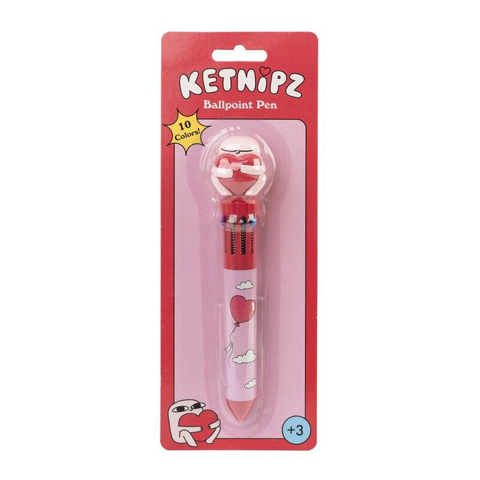 ERIK Boligrafo 3D Ketnipz Topper Personaje PVC 10 Colores
