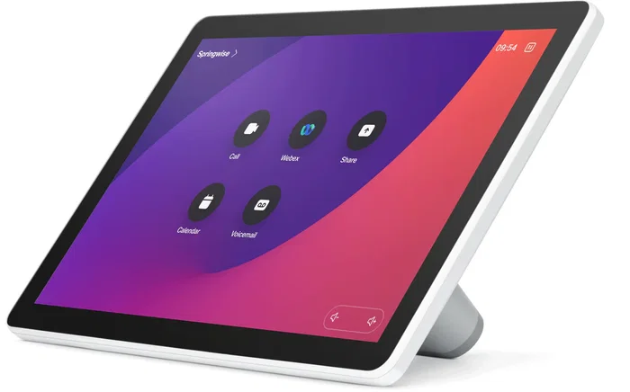 Cisco Room Navigator Controlador Táctil para Videoconferencia, Negro/Blanco, Pantalla LCD 10.1, PoE, Compatible con Room Kit/Series/Board