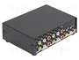 DeLOCK 87637 Conmutador de audio/vídeo manual bidireccional de 4 puertos RCA