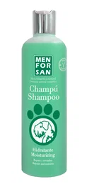 Menforsan Champú Pelo Hidratante 300 mL para Perros con Mantos Largos y Densos