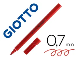 Tratto Rotulador de Fibra Fine Punta 0,7 mm Rojo Oficina Escritura Precisa Tinta Base Agua