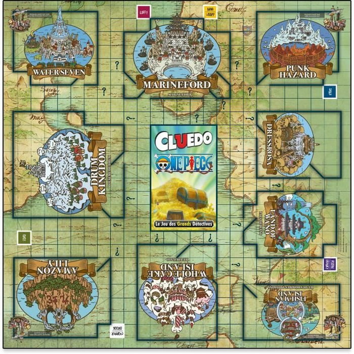 Winning Moves Cluedo One Piece Edición Especial con la tripulación de Luffy
